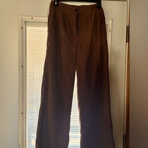 Brown corduroy pants